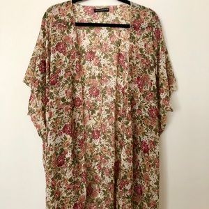 Brandy Melville Floral Kimono